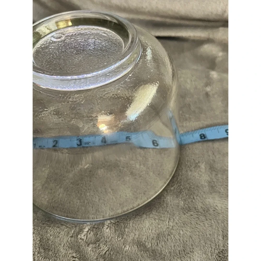 Vintage‎ Clear Glass Mixing Bowl 6